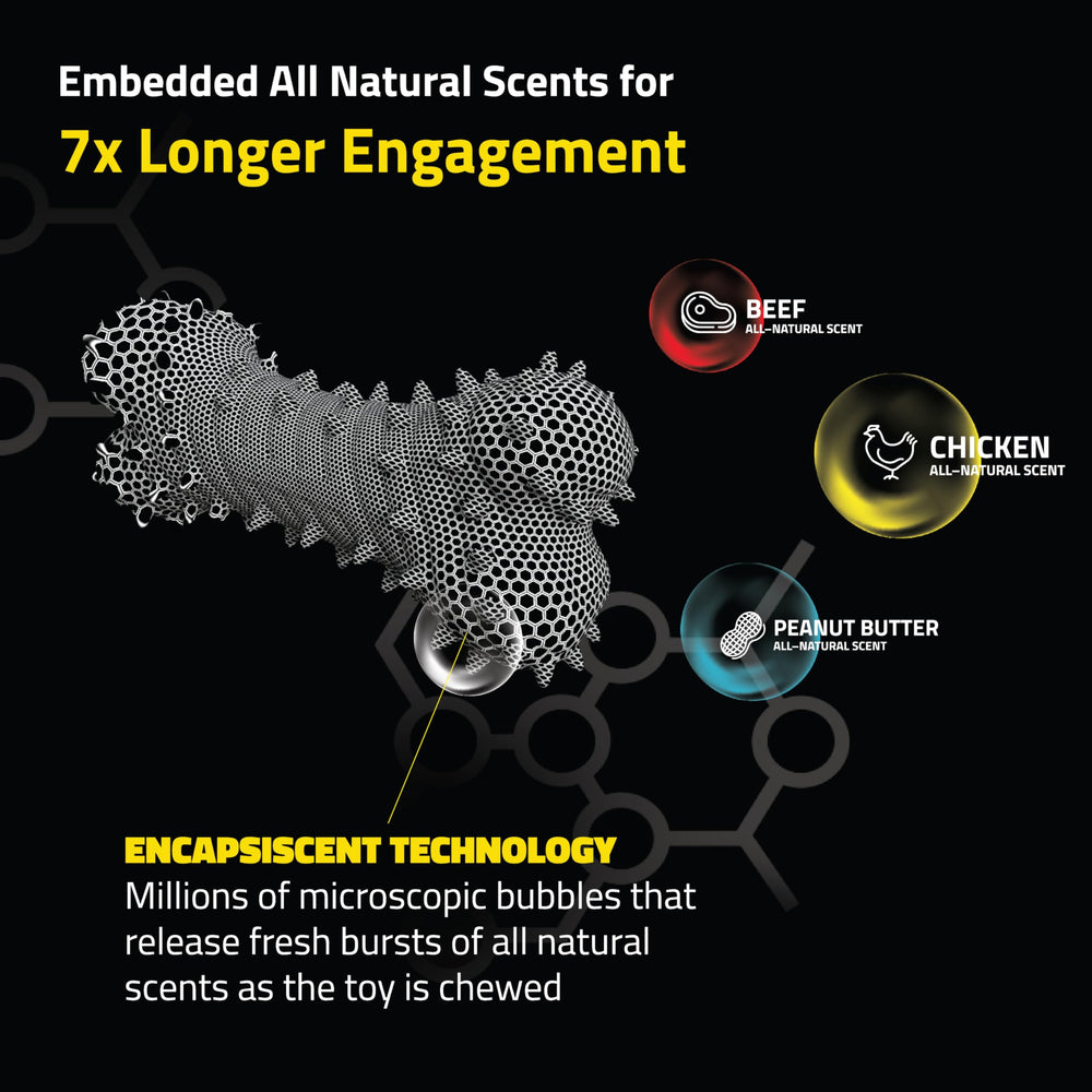 Playology tecnología Encapsiscent con olor natural para mayor interés en el juego.
