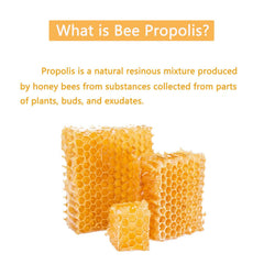 Pleasantly Warm Bee Propolis mezcla en agua o comida para uso diario.