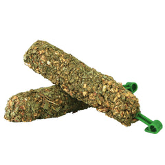 Pleasantly Warm Natural Eucalyptus Chew Sticks: tiras masticables para roer y entretener.