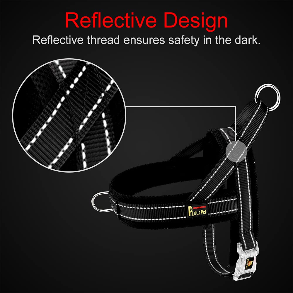 Arnés Plutus Pet para caminatas seguras con diseño de dos anillos