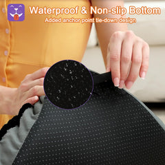 POCBLUE cama para perro mediana lavable a máquina, limpieza rápida y sencilla.