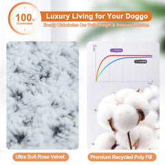 POCBLUE Cama para Perro XL, costuras de Oxford duraderas para mayor resistencia