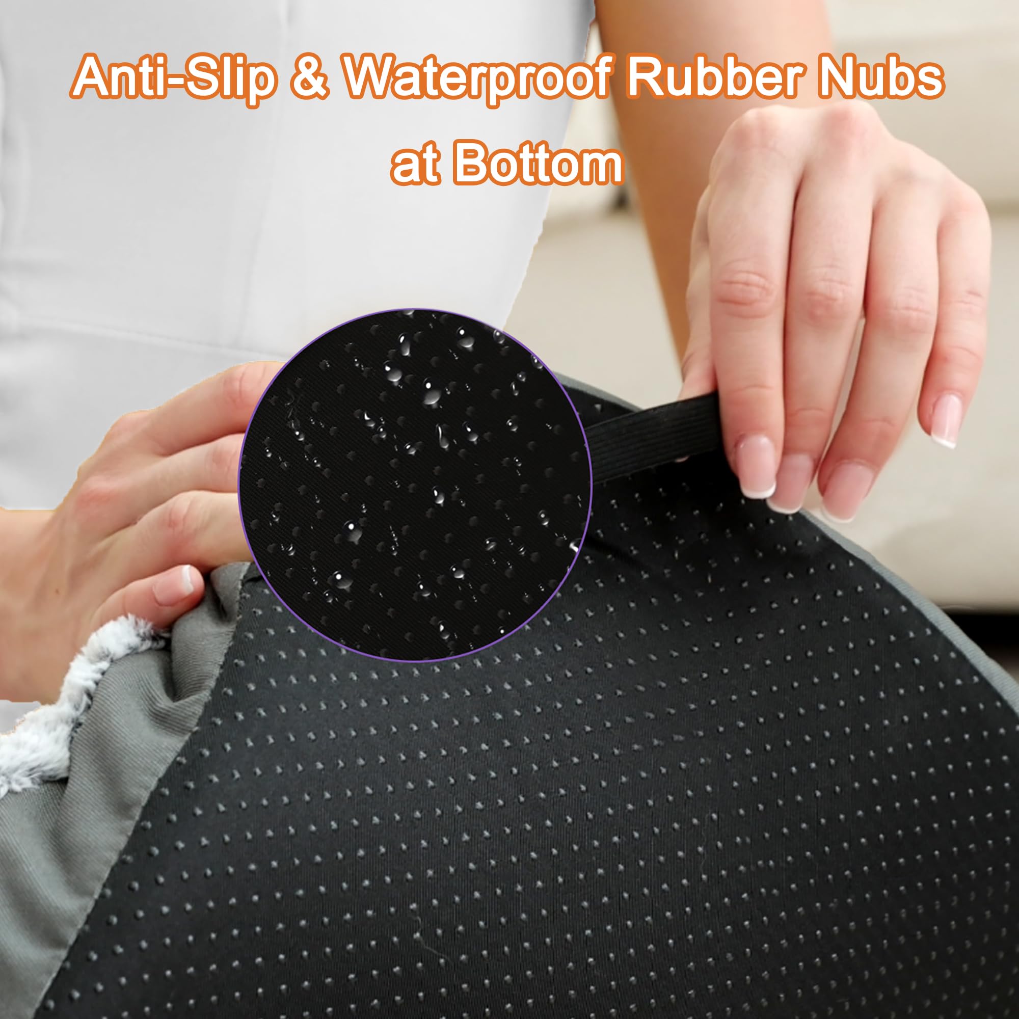POCBLUE base antideslizante e impermeable para mayor seguridad.