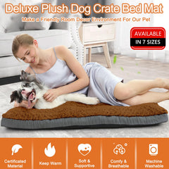 POCBLUE cama para perro con relleno de fibra para soporte y confort