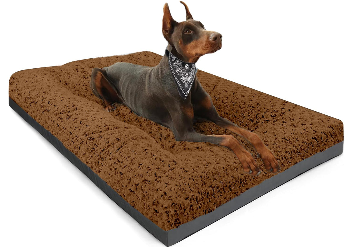 POCBLUE cama XL para perro con suave terciopelo rosa ideal para descanso cómodo