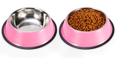 Podinor bol para perro acero inoxidable con base antideslizante para comer