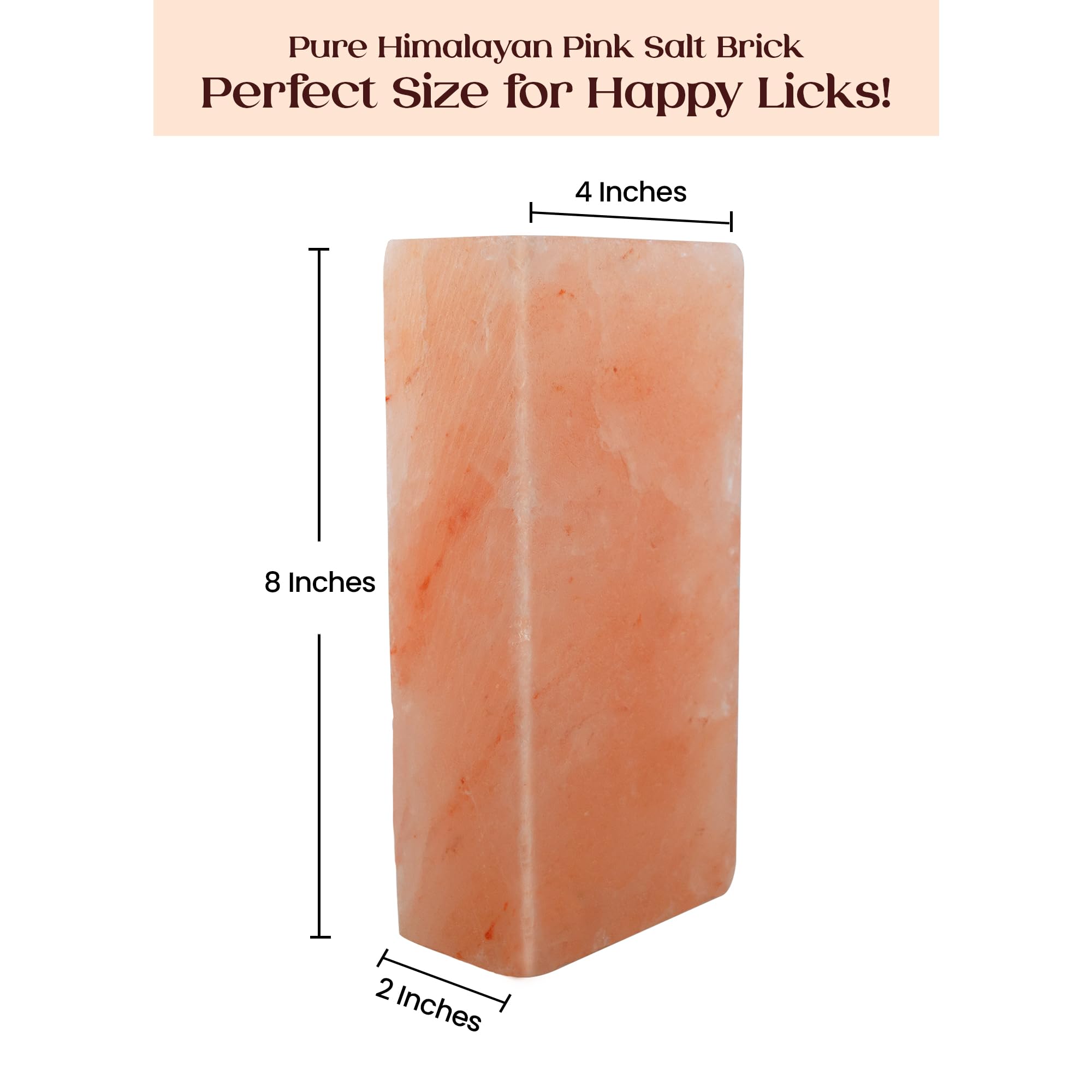 POHS bloques sal rosa Himalaya, ideal para atraer ciervos al corral.