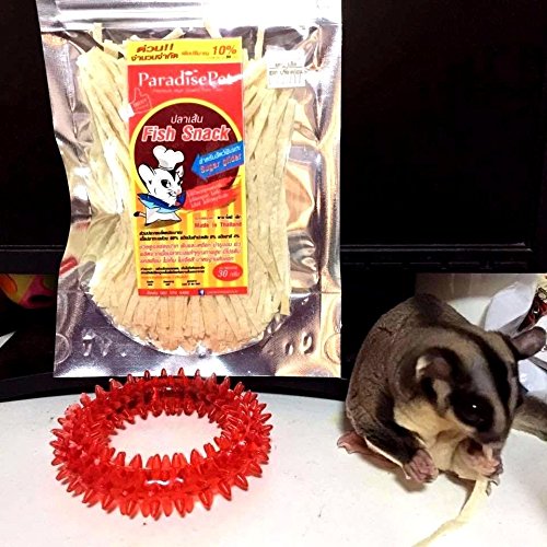 Polar Bear's Pet Shop snack pescado, etiqueta clara, uso ocasional recomendado.