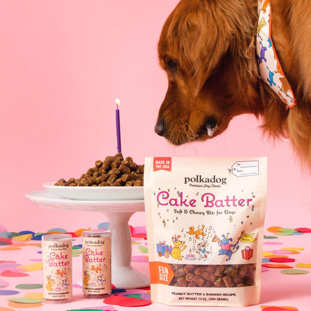 Polkadog Mezcla para Pastel para Perros, hecho en Estados Unidos.