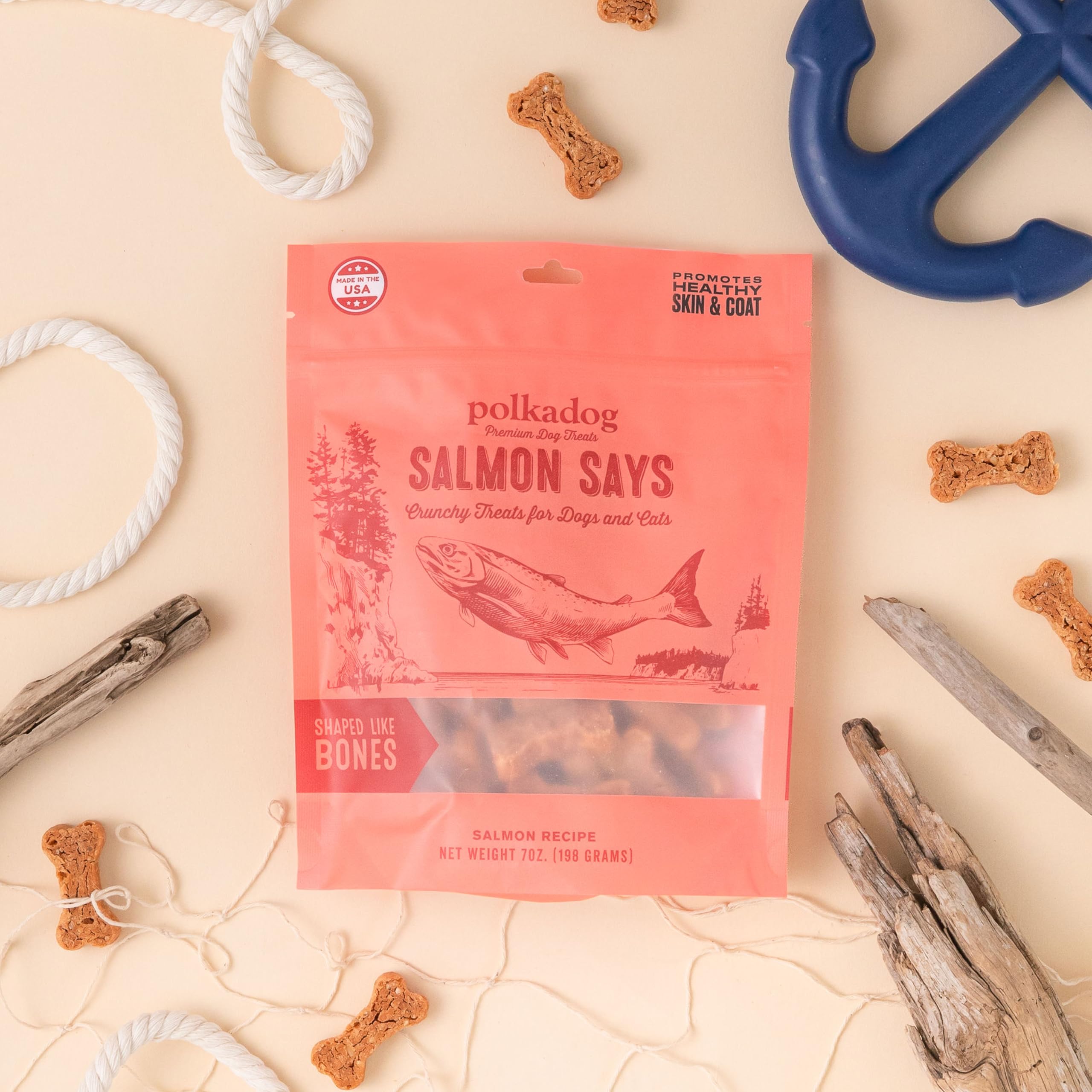 Polkadog proteines-maigres récompense légère et nutritive.