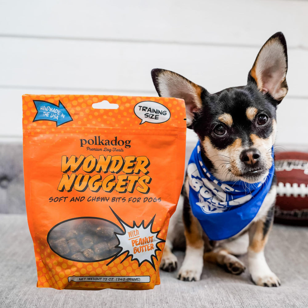 Polkadog Wonder Nuggets bajas calorías para recompensas diarias sin culpa.