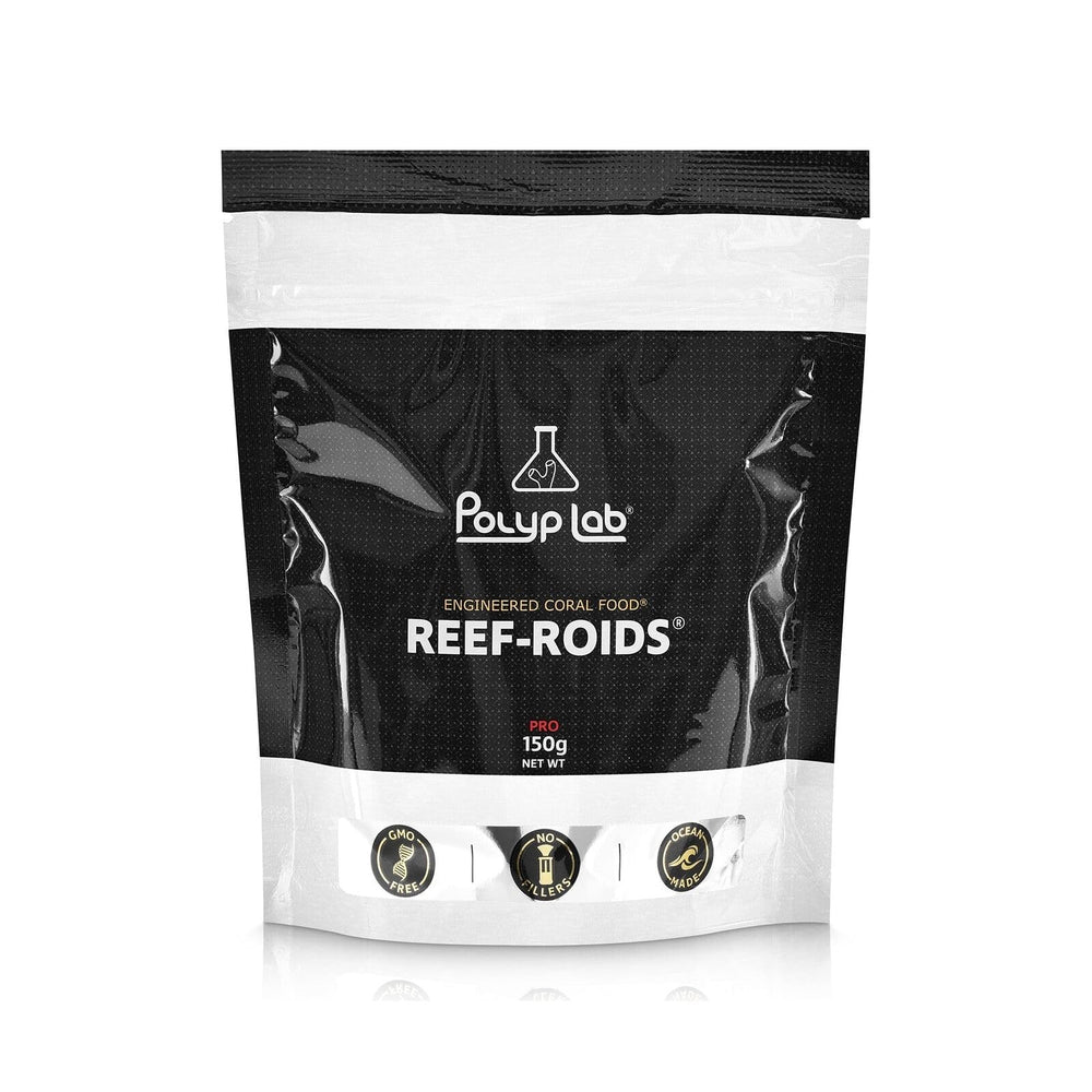Polyp Lab Reef-Roids en botella, alimento para corales filtradores que favorece el crecimiento.