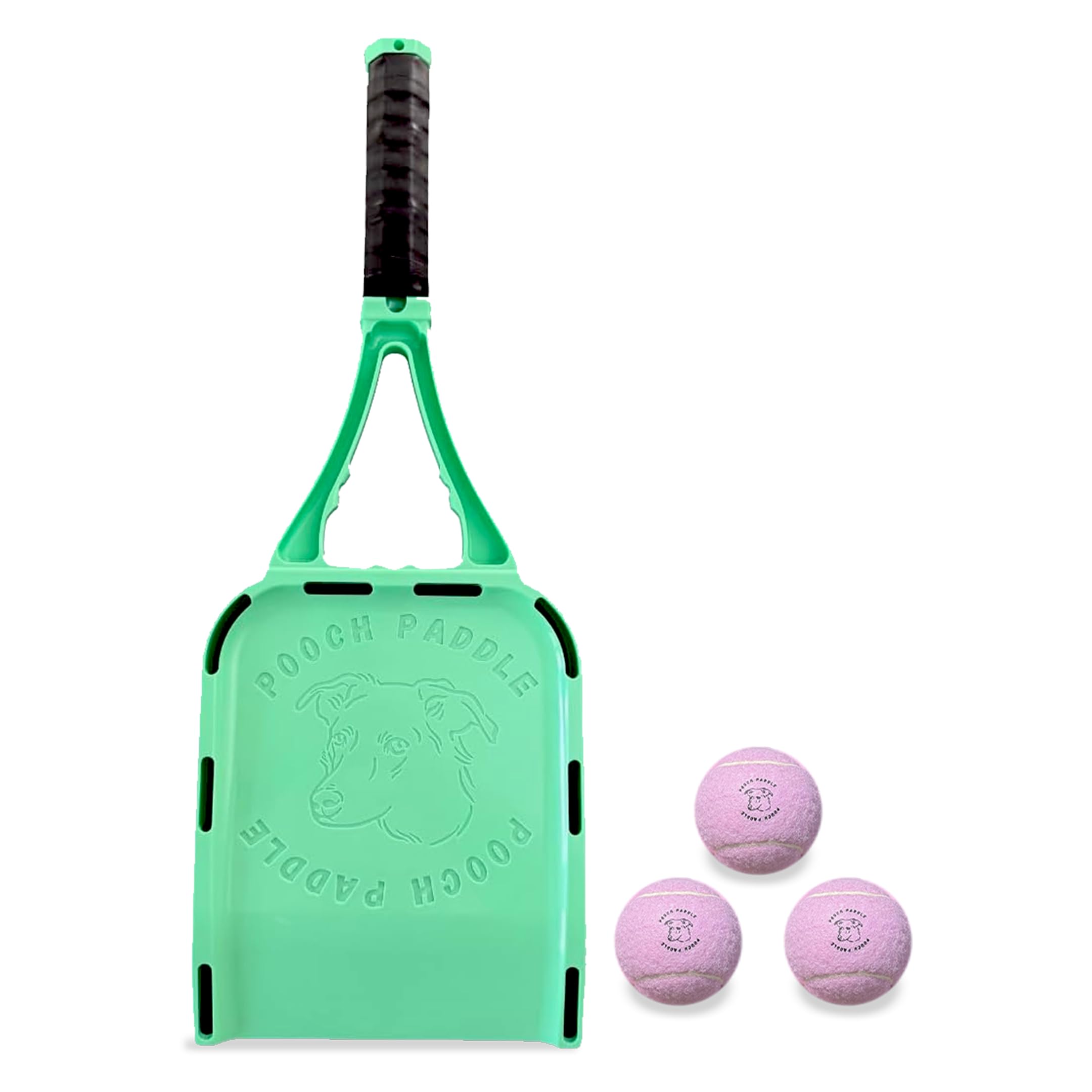 Pooch Paddle lanzador de pelotas con alcance lejano para perros activos