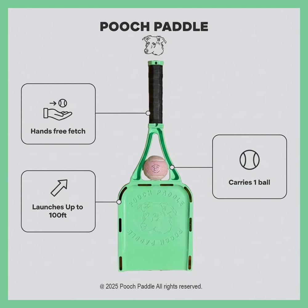 Pooch Paddle mango ergonómico para mayor comodidad