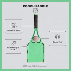 Pooch Paddle mango ergonómico para mayor comodidad