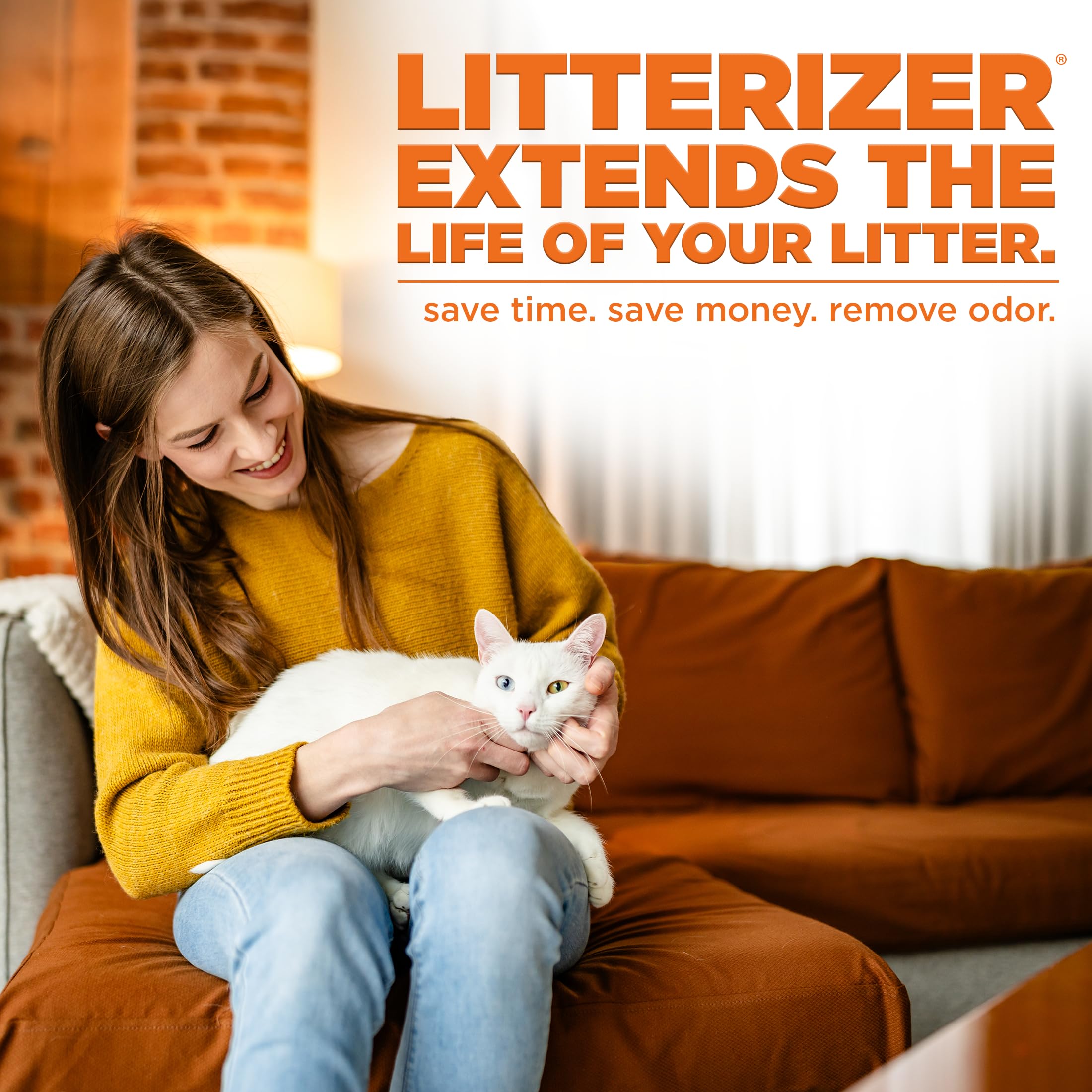 Imagen de uso en casa, POOPH LITTERIZER mantiene seco el fondo de la caja.