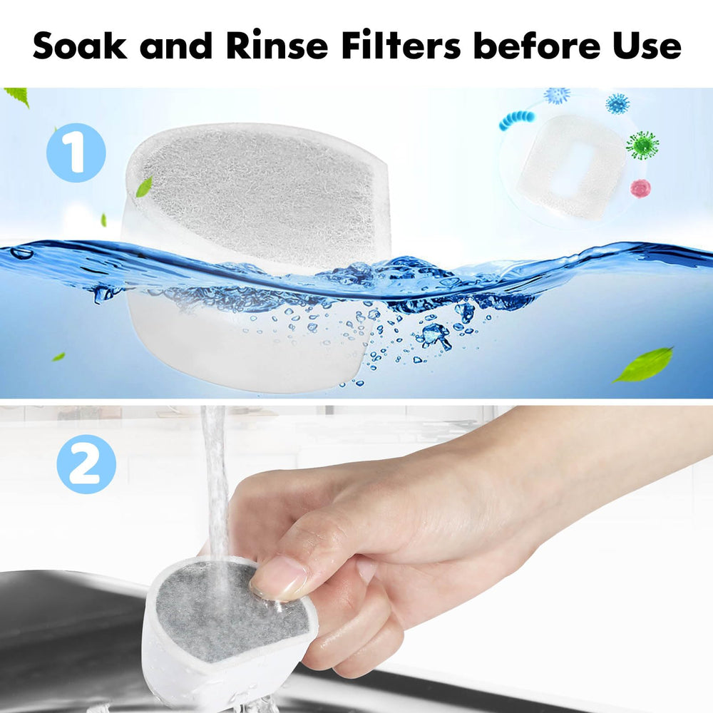 Reemplazo rápido de filtros Porens mantiene agua fresca.