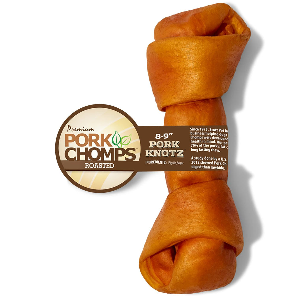 Pork Chomps durabilidad masticacion perros, horas de juego calmado
