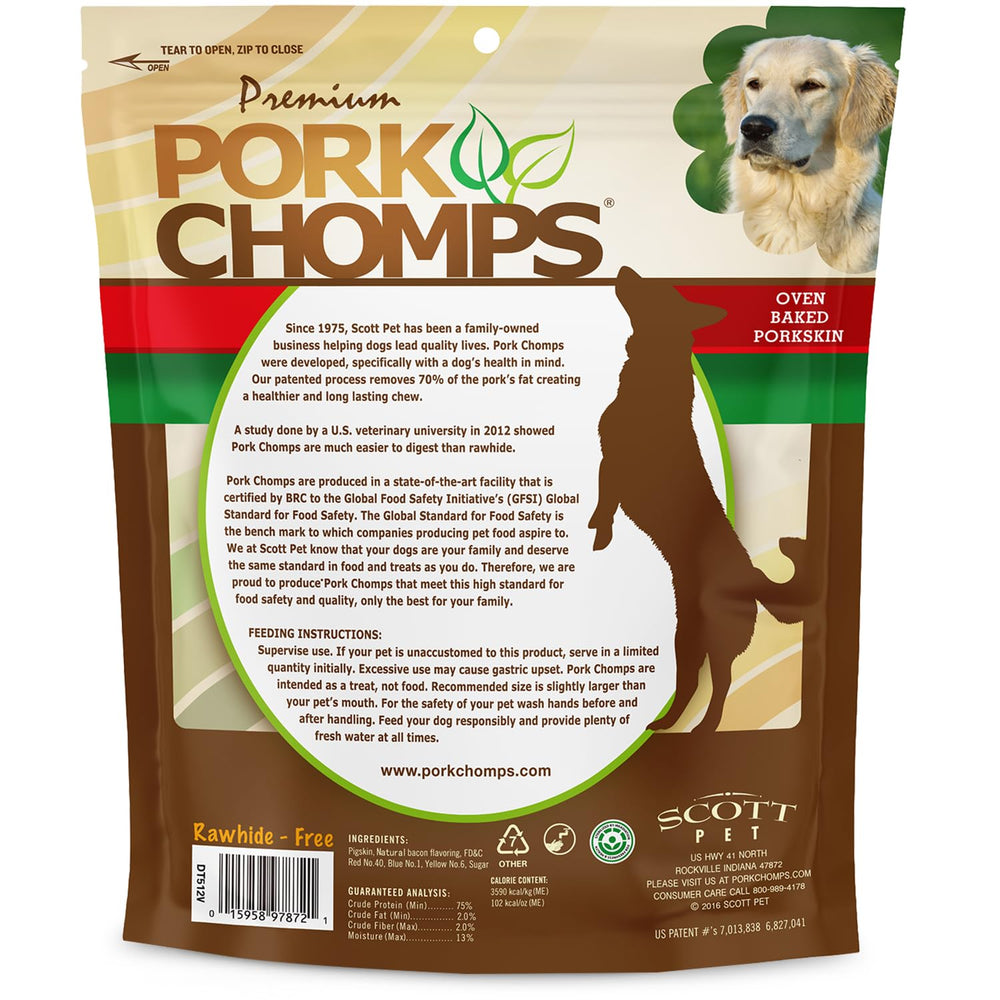 Pork Chomps envase reutilizable: mantiene la frescura entre premios