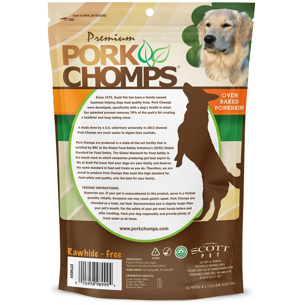 Pork Chomps recompensas diarias para perros fomentan entrenamientos y juego.