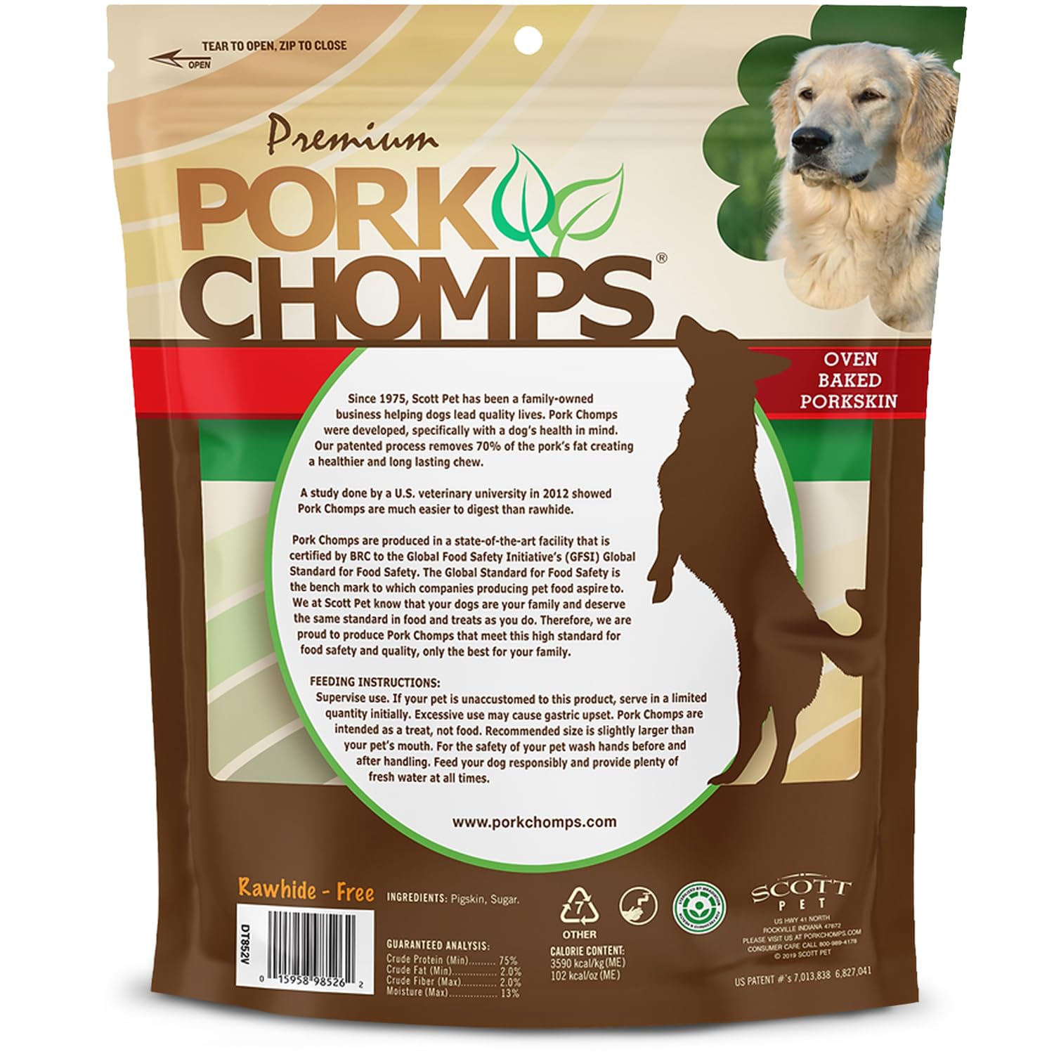 Pork Chomps opción duradera para entretenimiento responsable durante el juego.