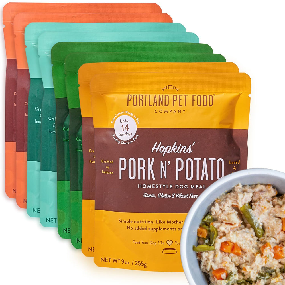 portland perros rosies ternera arroz, alimento fresco para perros exigentes.