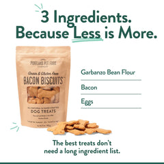 Portland Pet Food Company galletas de garbanzo para perros, alternativa premium sin trigo