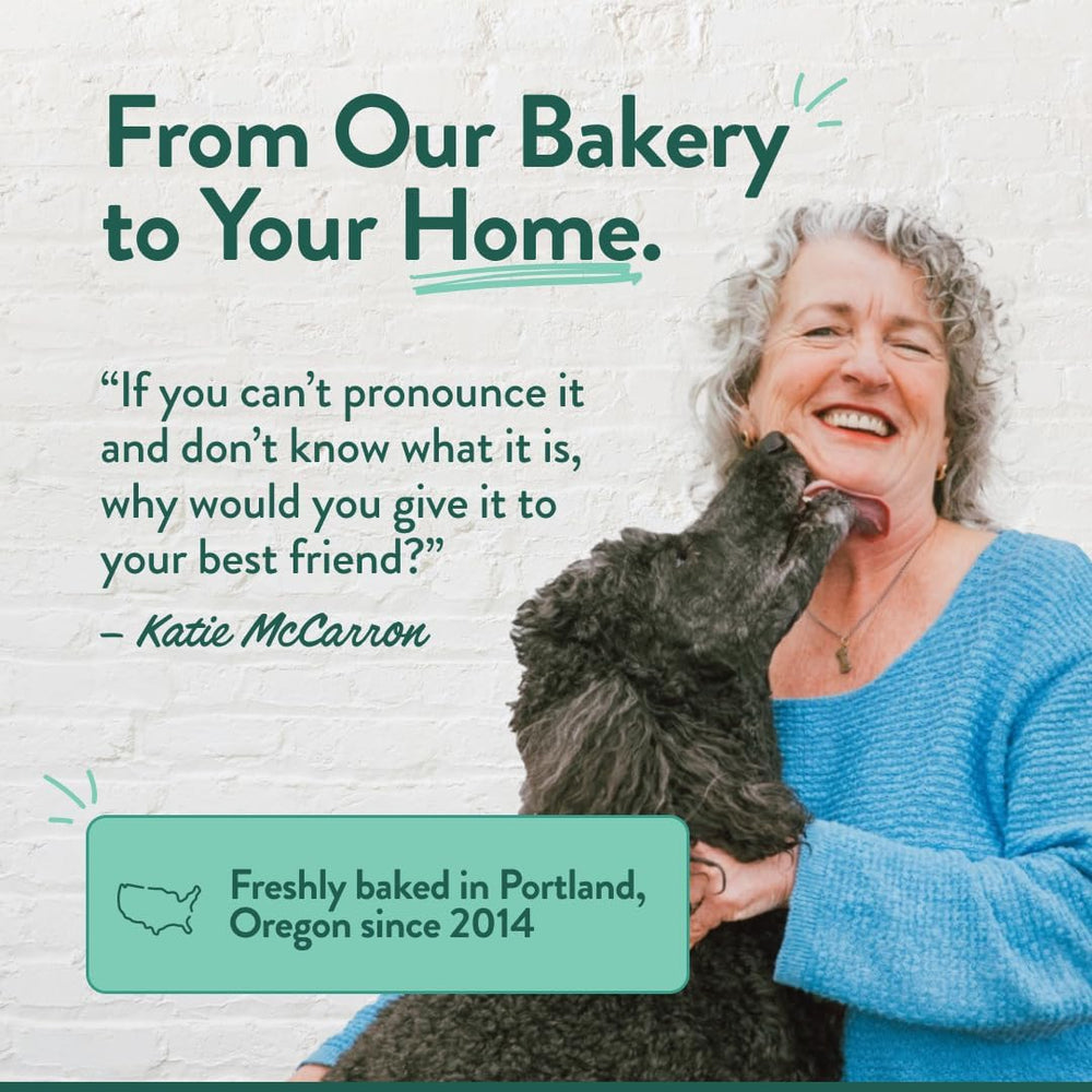 Portland Pet Food Company galletas de tocino para perros, premiables y sabrosas