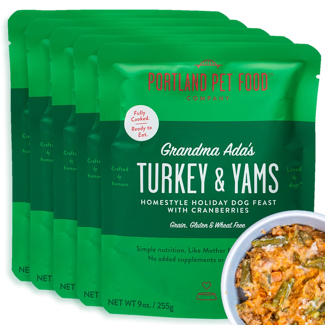 Portland Pet Food Pouches, empaque listo para calentar para perros exigentes.