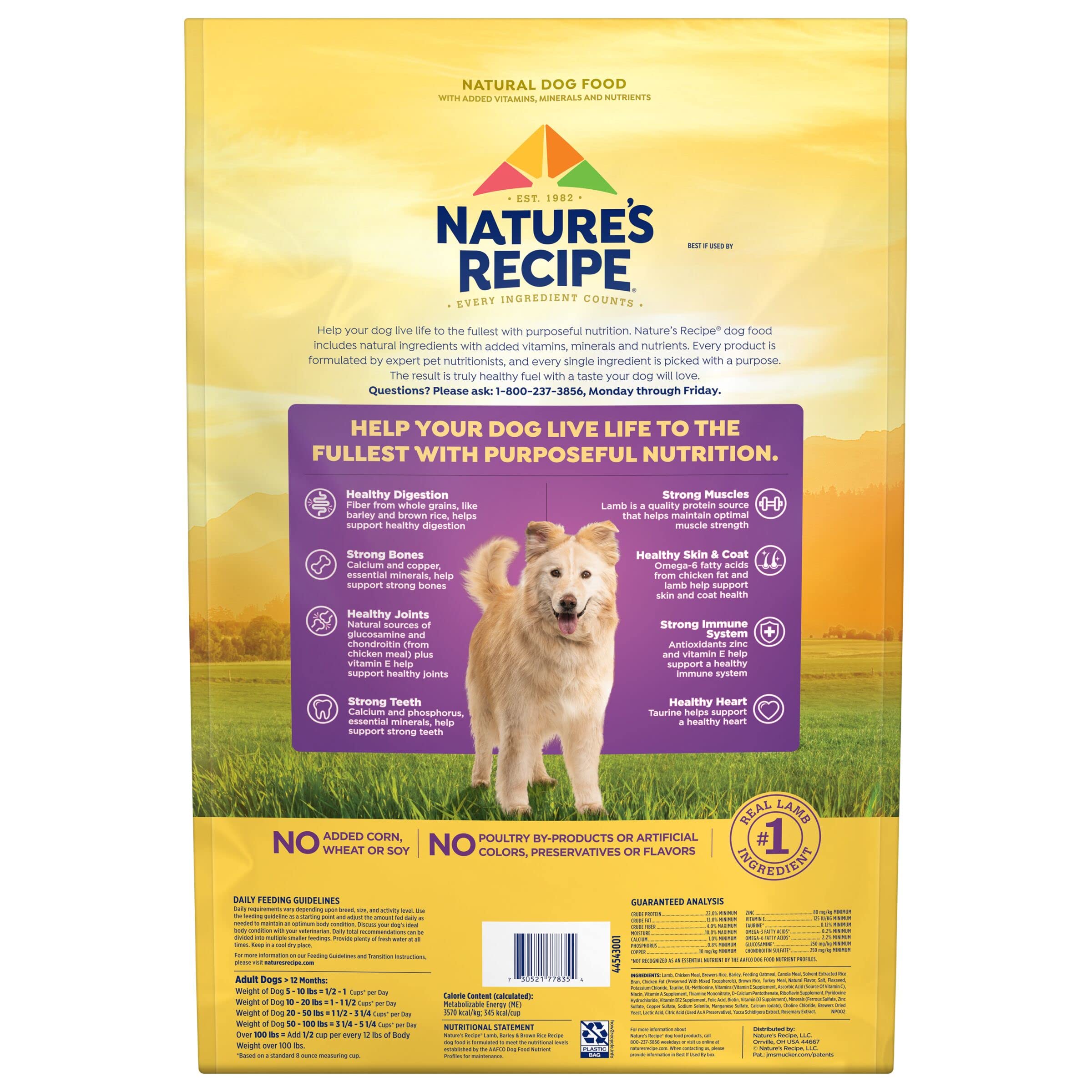 Post Nature’s Recipe bolsa-12-libras, conveniencia para familias.
