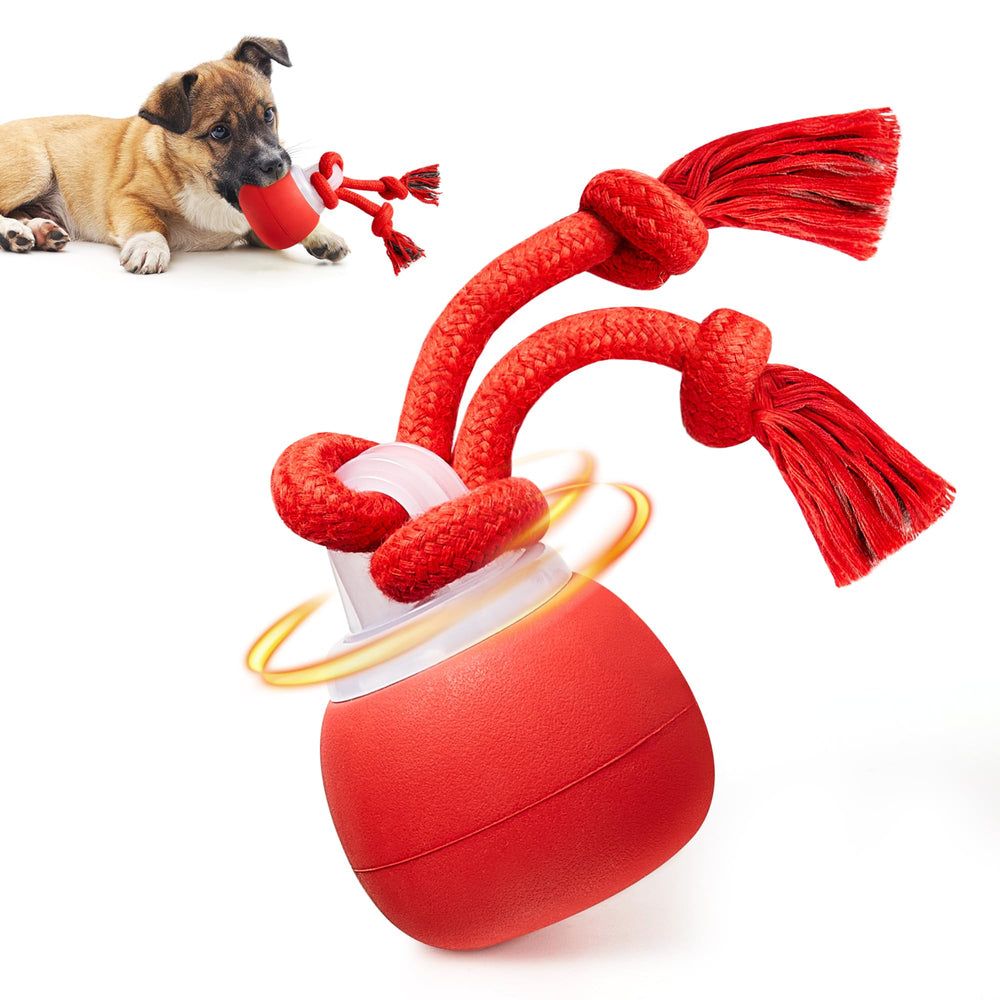 Potaroma bola interactiva para perros con cuerda, ideal para juego activo