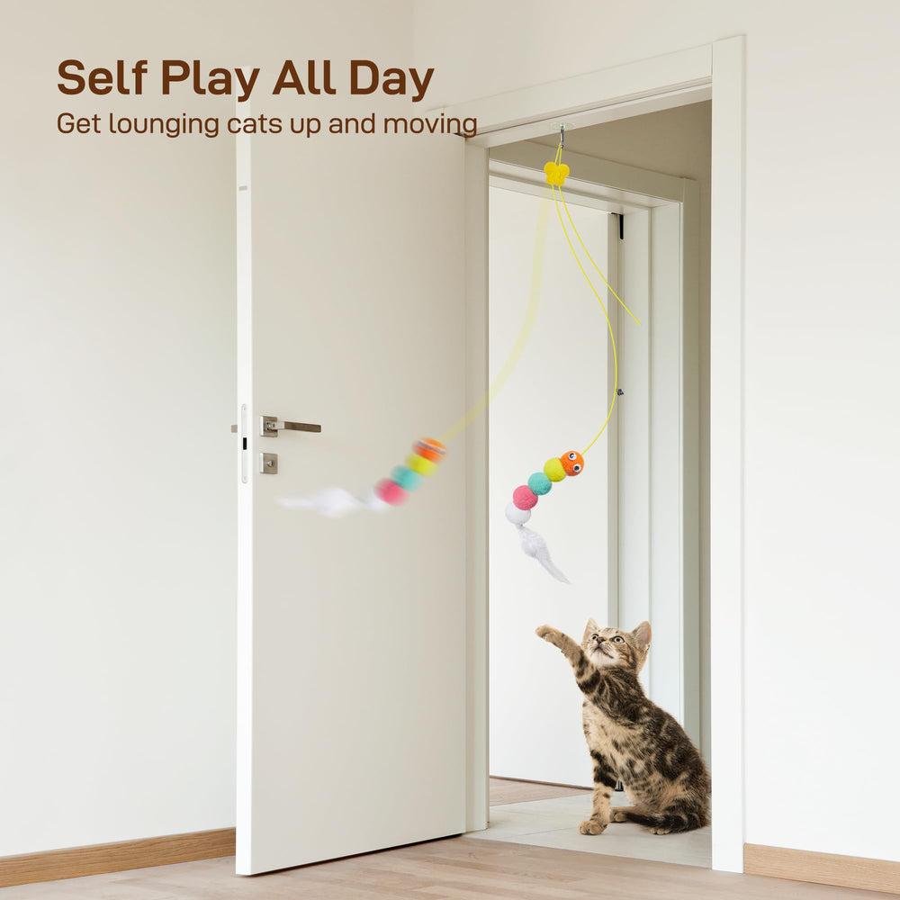 Potaroma juego gato campana interactiva para atraer felinos.