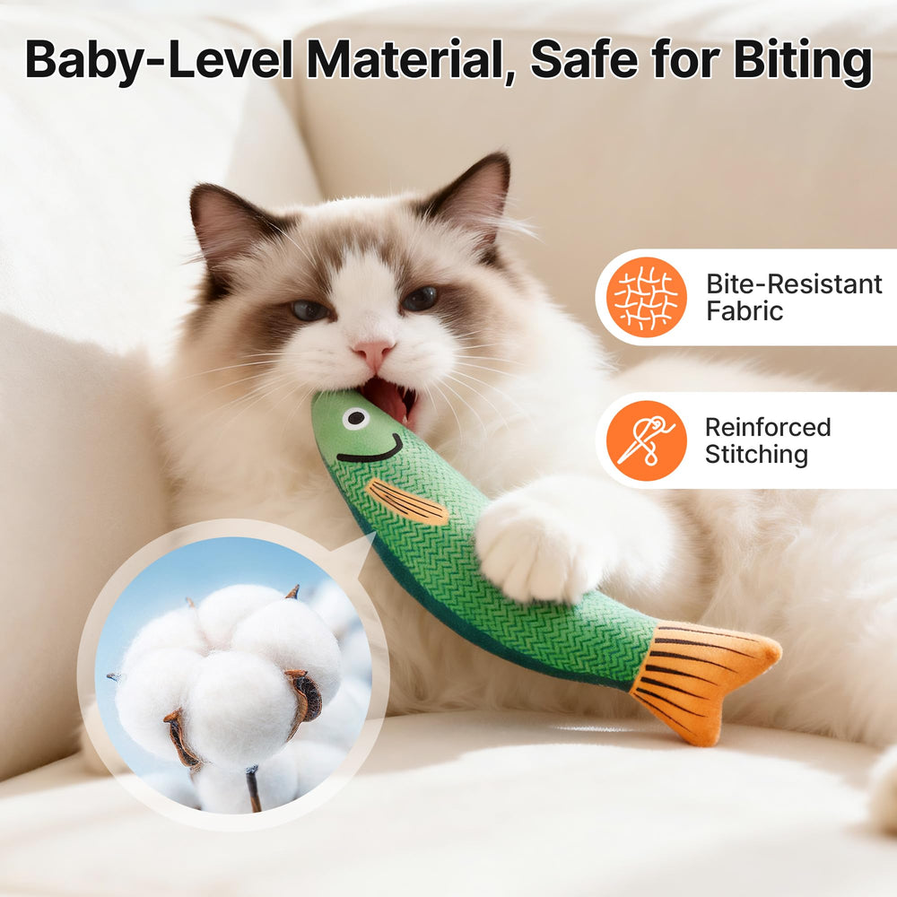 Potaroma Juguete suave y duradero para gatos de interior