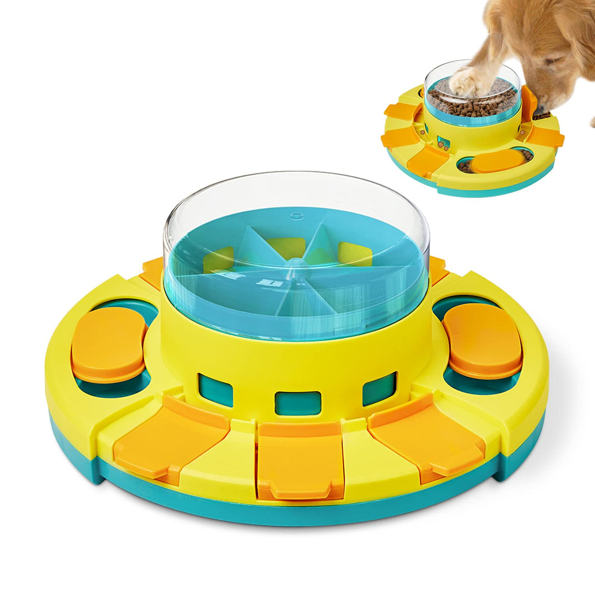 Potaroma juguete rompecabezas nivel 1 para perros, estimula la mente y el juego interactivo