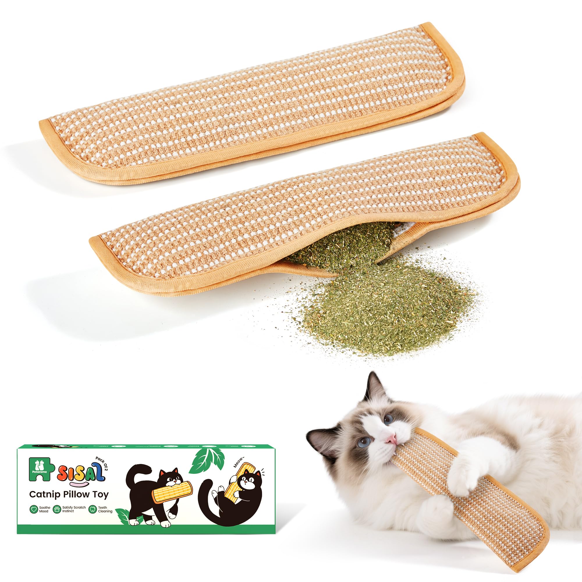 Potaroma: pack de juguetes para gatos para juego interactivo en interiores.