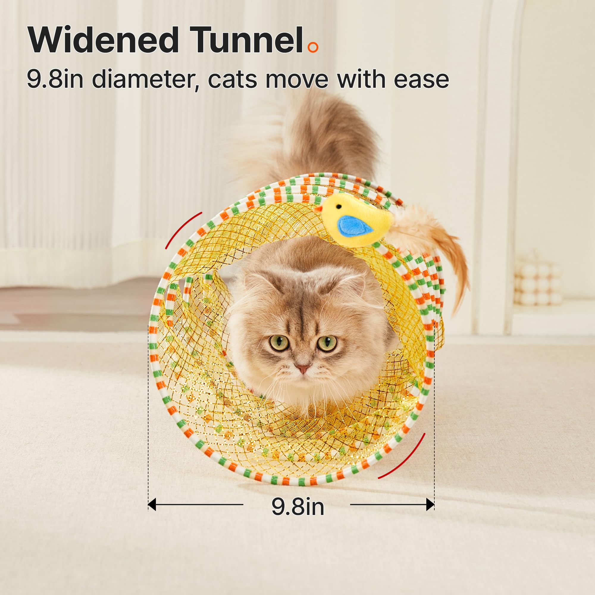 Potaroma regalo entretenimiento para gatos, ideal para horas de juego.