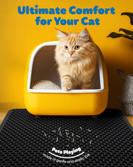 Powools alfombrilla para todo tipo de arena para gatos