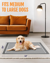 Powools almohadilla para cachorros seis capas absorcion, ideal para manejar grandes volúmenes.