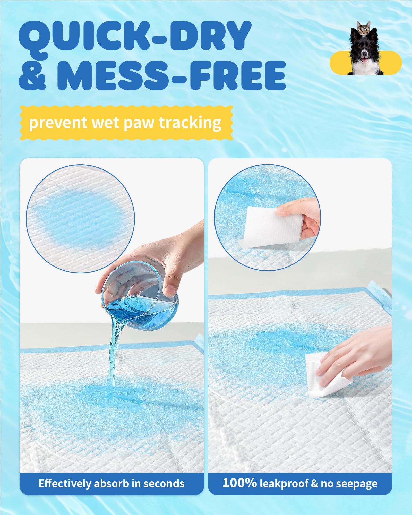 Powools pads-uso-para-todas-las-edades, apto para cachorros y adultos