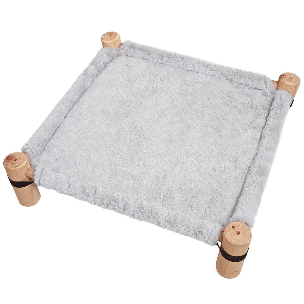 Pozico Cama Hamaca para Gato en madera: refugio cálido y elevado.