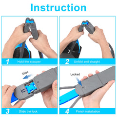 PPOGOO dientes serrados fuertes para terrenos variados.