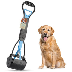 PPOGOO recolector-excrementos para perros con mango largo facilita la limpieza.