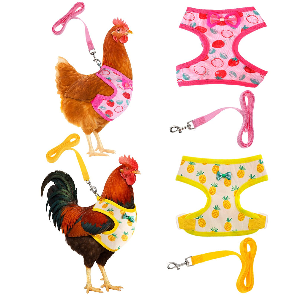 Prasacco arnés ajustable para gallinas, cómodo y transpirable para paseos al aire libre.