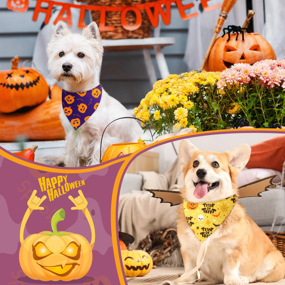 Bandana de Halloween de Preboun con fantasma, perfecto para fiestas y paseos