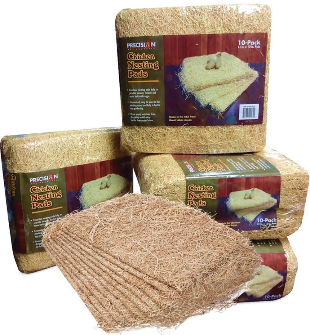 PRECISION PET – almohadilla nido 13x13 mantiene huevos limpios y secos