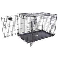 PRECISION PET Provalue dos puertas jaula para perro, 36 pulgadas, ideal para entrenamiento.