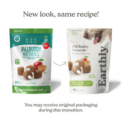 Presidio Pill Buddy Naturals receta sin pollo, adecuada para perros con alergias.