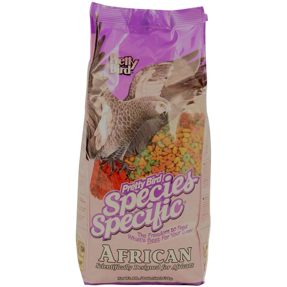 Pretty Bird Alimento especifico para aves africanas en bolsa, nutricion balanceada