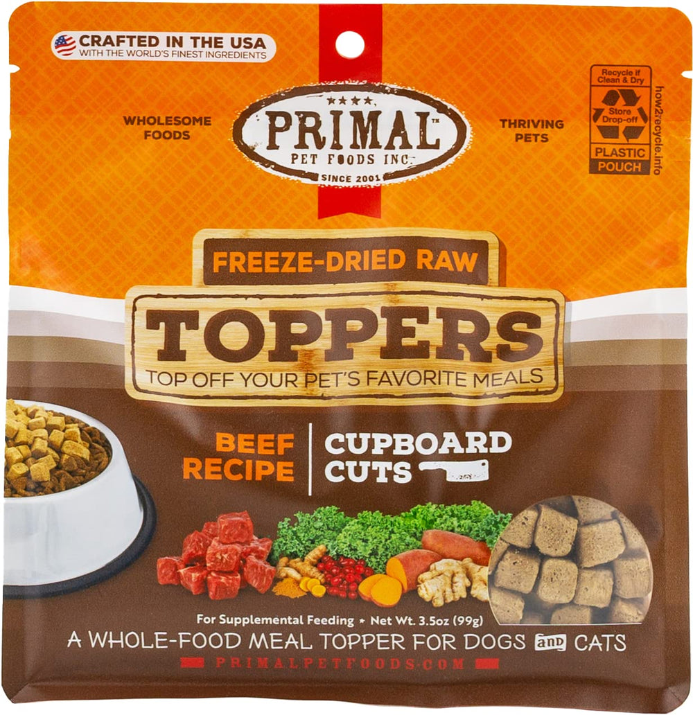 Primal complemento para perros con res liofilizado, ideal para entrenamiento
