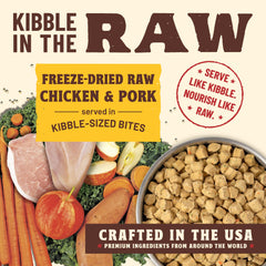 Primal Pet Foods croquetas en crudo sirven directamente desde la bolsa.